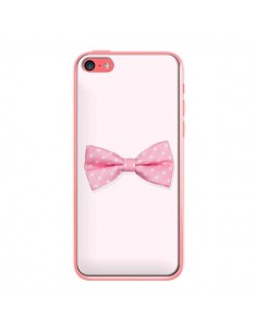 Coque Nud Papillon Rose Girly Bow Tie pour iPhone 5C - Laetitia