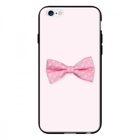 Coque Nud Papillon Rose Girly Bow Tie pour iPhone 6 - Laetitia