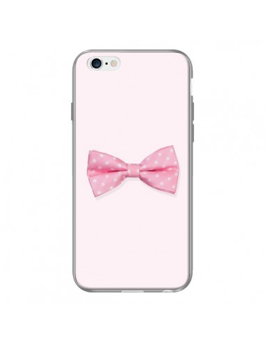 Coque Nud Papillon Rose Girly Bow Tie pour iPhone 6 - Laetitia