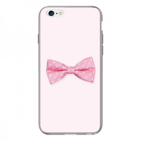 Coque Nud Papillon Rose Girly Bow Tie pour iPhone 6 - Laetitia