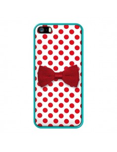Coque Nud Papillon Rouge Girly Bow Tie pour iPhone 5 et 5S - Laetitia 2