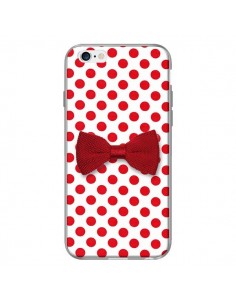 Coque Nud Papillon Rouge Girly Bow Tie pour iPhone 6 - Laetitia 2