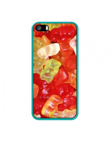 Coque Bonbon Ourson Multicolore Candy pour iPhone 5 et 5S - Laetitia