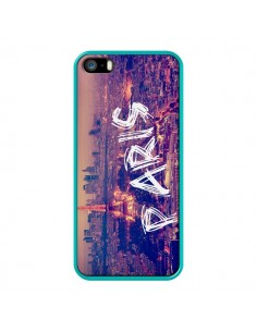 Coque Paris Tour Eiffel Tower Nuit pour iPhone 5 et 5S - Laetitia 2