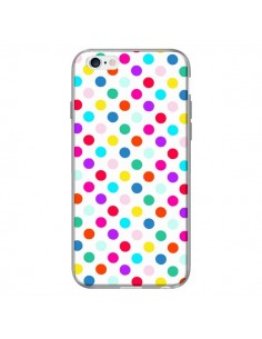 Coque Pois Multicolores pour iPhone 6 - Laetitia 2