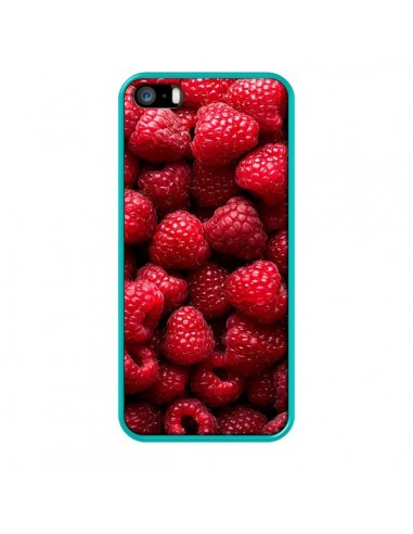 Coque Framboise Raspberry Fruit pour iPhone 5 et 5S - Laetitia