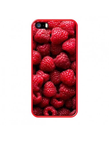 Coque Framboise Raspberry Fruit pour iPhone 5 et 5S - Laetitia