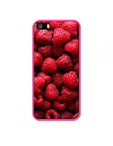 Coque Framboise Raspberry Fruit pour iPhone 5 et 5S - Laetitia