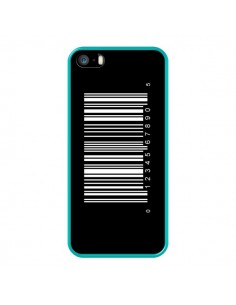 Coque Code Barres Blanc pour iPhone 5 et 5S - Laetitia 2