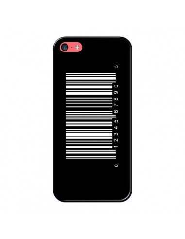 Coque Code Barres Blanc pour iPhone 5C - Laetitia