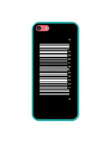 Coque Code Barres Blanc pour iPhone 5C - Laetitia