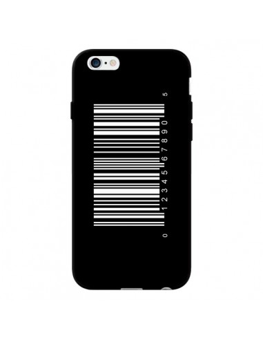 Coque Code Barres Blanc pour iPhone 6 - Laetitia