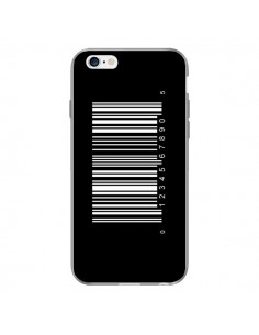 Coque Code Barres Blanc pour iPhone 6 - Laetitia 2