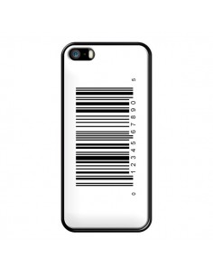 Coque Code Barres Noir pour iPhone 5 et 5S - Laetitia