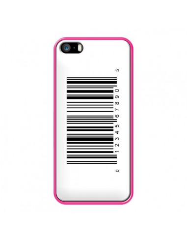 Coque Code Barres Noir pour iPhone 5 et 5S - Laetitia