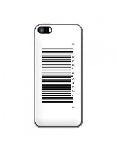Coque Code Barres Noir pour iPhone 5 et 5S - Laetitia