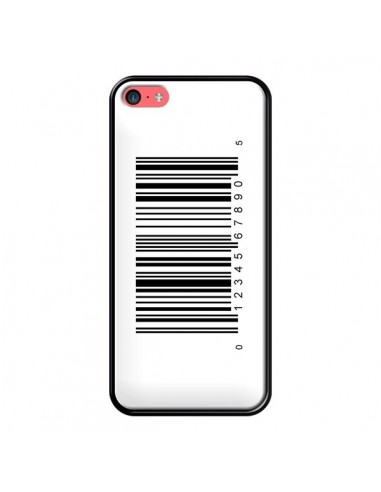 Coque Code Barres Noir pour iPhone 5C - Laetitia