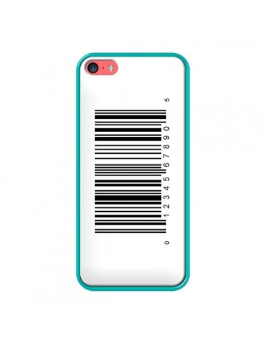 Coque Code Barres Noir pour iPhone 5C - Laetitia