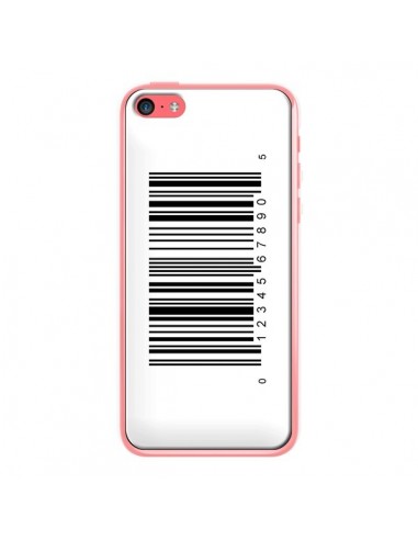 Coque Code Barres Noir pour iPhone 5C - Laetitia