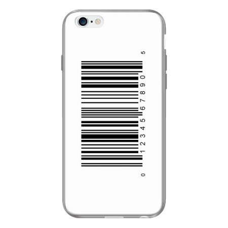Coque Code Barres Noir pour iPhone 6 - Laetitia Coque Code Barres Noir pour iPhone 6 - Laetitia