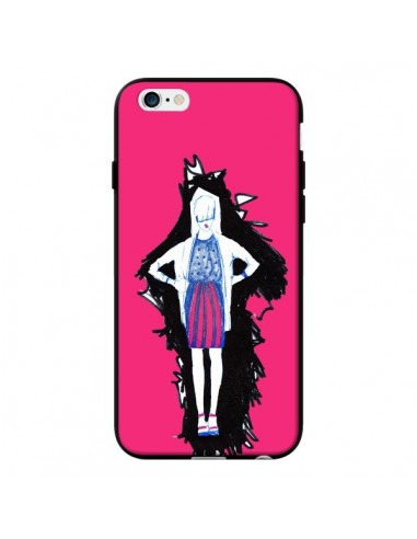 Coque Lola Femme Fashion Mode Rose pour iPhone 6 - Cécile