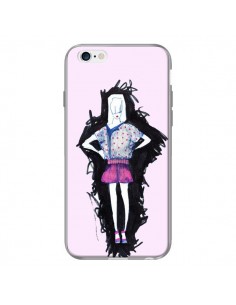 Coque Valentine Femme Fashion Mode Rose Clair pour iPhone 6 - Cécile 2