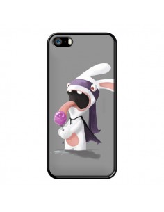 Coque Lapin Crétin Sucette pour iPhone 5 et 5S - Bertrand Carriere