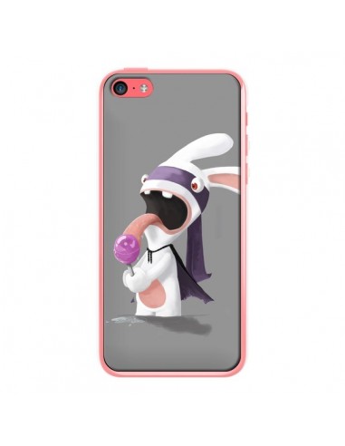 Coque Lapin Crétin Sucette pour iPhone 5C - Bertrand Carriere