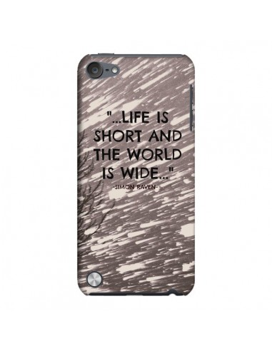 Coque Life is short Foret pour iPod Touch 5 - Tara Yarte