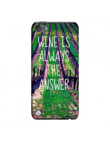 Coque Wine is always the answer Vin pour iPod Touch 5 - Tara Yarte