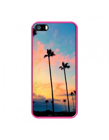 Coque California Californie USA Palmiers pour iPhone 5 et 5S - Tara Yarte