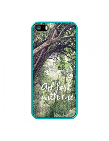 Coque Get lost with him Paysage Foret Palmiers pour iPhone 5 et 5S - Tara Yarte