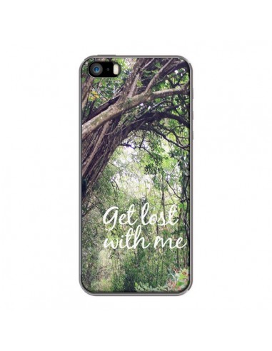 Coque Get lost with him Paysage Foret Palmiers pour iPhone 5 et 5S - Tara Yarte
