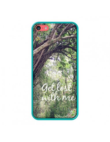 Coque Get lost with him Paysage Foret Palmiers pour iPhone 5C - Tara Yarte