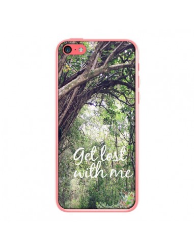 Coque Get lost with him Paysage Foret Palmiers pour iPhone 5C - Tara Yarte