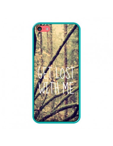 Coque Get lost with me foret pour iPhone 5C - Tara Yarte