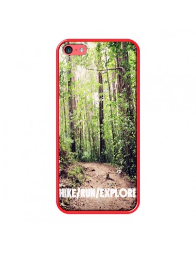 Coque Hike Run Explore Paysage Foret pour iPhone 5C - Tara Yarte