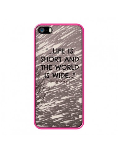 Coque Life is short Foret pour iPhone 5 et 5S - Tara Yarte