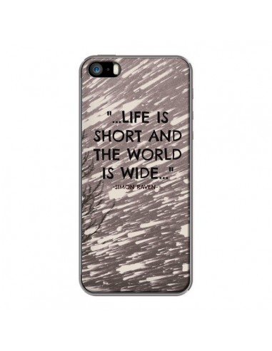 Coque Life is short Foret pour iPhone 5 et 5S - Tara Yarte