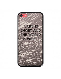 Coque Life is short Foret pour iPhone 5C - Tara Yarte