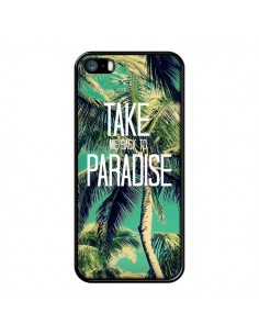 Coque Take me back to paradise USA Palmiers Palmtree pour iPhone 5 et 5S - Tara Yarte
