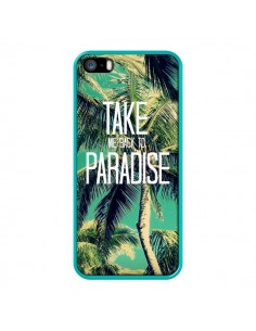 Coque Take me back to paradise USA Palmiers Palmtree pour iPhone 5 et 5S - Tara Yarte 2