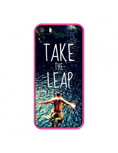 Coque Take the leap Saut pour iPhone 5 et 5S - Tara Yarte