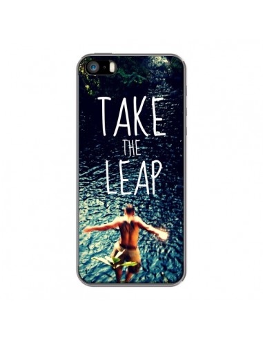 Coque Take the leap Saut pour iPhone 5 et 5S - Tara Yarte