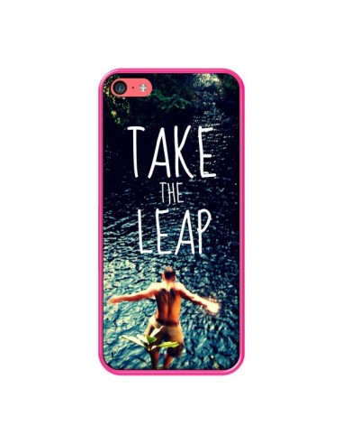 Coque Take the leap Saut pour iPhone 5C - Tara Yarte