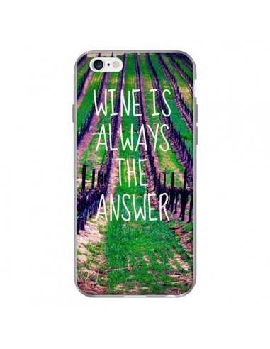 Coque Wine is always the answer Vin pour iPhone 6 - Tara Yarte