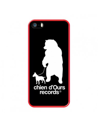 Coque Chien d'Ours Records Musique pour iPhone 5 et 5S - Bertrand Carriere