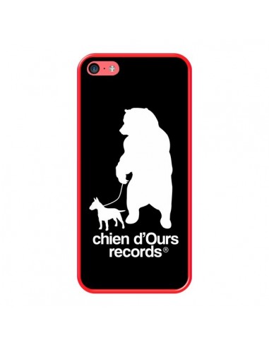 Coque Chien d'Ours Records Musique pour iPhone 5C - Bertrand Carriere