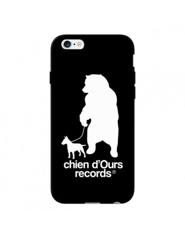 Coque Chien d'Ours Records Musique pour iPhone 6 - Bertrand Carriere