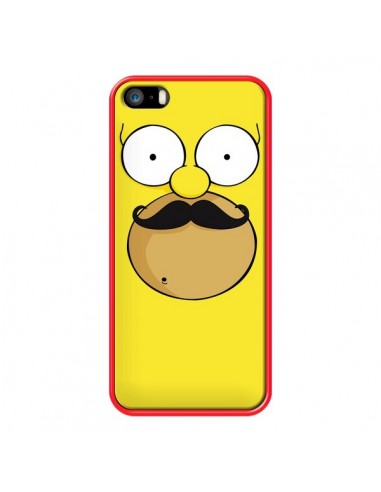 Coque Homer Movember Moustache Simpsons pour iPhone 5 et 5S - Bertrand Carriere